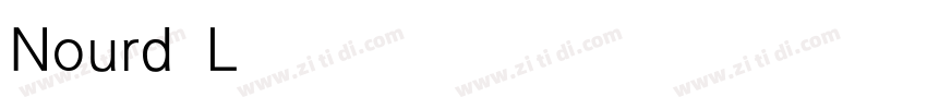 Nourd Light字体转换